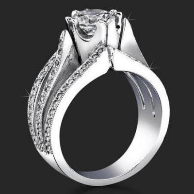 58-ctw-double-split-shank-micro-pave-diamond-engagement-ring-bbr239 .58 ctw. Double Split Shank Micro Pave Diamond Engagement Ring - bbr239