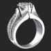 58-ctw-double-split-shank-micro-pave-diamond-engagement-ring-bbr239 .58 ctw. Double Split Shank Micro Pave Diamond Engagement Ring Setting