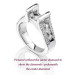 Tension Set Open Band with a Large Channel Set Diamond Bridge Engagement Ring Without a Center Diamond