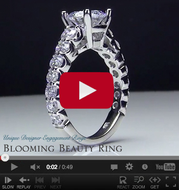Diamond Antique Engagement Rings Video