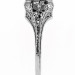 093bbr | Antique Filigree Ring | for a .75ct to .85ct round stone | Mantis