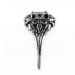 e021bbr | Antique Filigree Ring | for a 1.20ct. to 1.30ct. princess stone | Artistically Designed