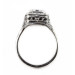 e031bbr | Antique Filigree Ring | for a 2.45ct. to 2.55ct. emerald stone | Renaissance