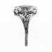 m002bbr | Antique Filigree Ring | for a 1.57ct to 1.67ct marquise stone | Fan Like