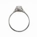 ov008bbr | Antique Filigree Ring | for a .38ct. to .48ct. oval stone | Hip Ring