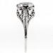 ov031bbr | Antique Filigree Ring | for a 1.15ct. to 1.25ct. oval stone | Three Loops