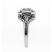 ov033bbr | Antique Filigree Ring | for a 1.8ct. to 1.9ct. oval stone | Romantic Setting
