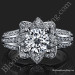 Unique Blooming Beauty Flower Ring Front View