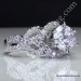 Twist of Fate – 14k White gold – Diamond Engagement Ring – 6 Prong – Unique – Swirl – Pave Laying Down 2