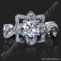 Lotus Swan Lotus Flower Ring