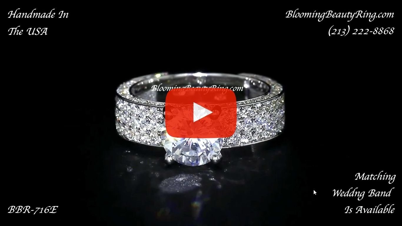 1.80ctw. Diamond Engagement Ring bbr716E laying down video
