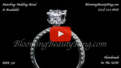 .50 ctw Diamond Engagement Ring BBR-738E standing up close up video]