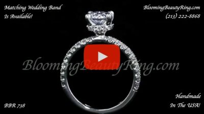 .50 ctw Diamond Engagement Ring BBR-738E standing up video