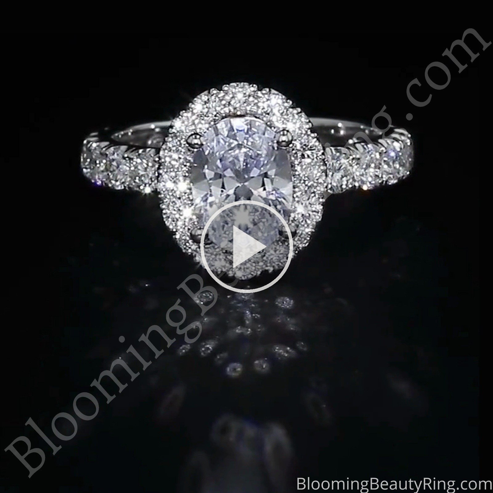 1.25 ctw. Diamond Engagement Ring BBR727E laying down video