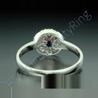 .60 ctw. Pink Sapphire and Diamond Raised Ring - view 3