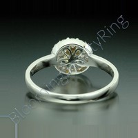 .65 ctw. Round Yellow Sapphire and Diamond Ring - view 3
