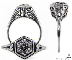 012bbr vintage filigree rings