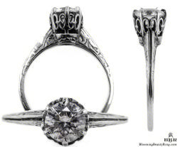026bbr vintage filigree rings