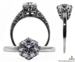 041bbr vintage filigree ring