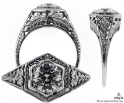 062bbr antique filigree engagement rings