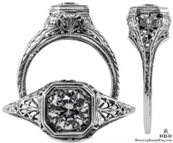 093bbr antique filigree engagement rings