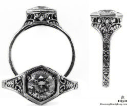 101bbr vintage filigree rings