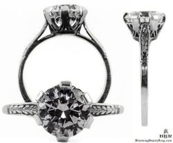 124bbr vintage filigree rings