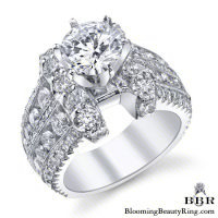 3.25 ctw. 14K Gold Diamond Engagement Ring – nrd510
