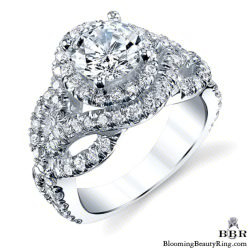 1.25 ctw. 14K Gold Diamond Engagement Ring – nrd592 - Blooming Beauty Ring