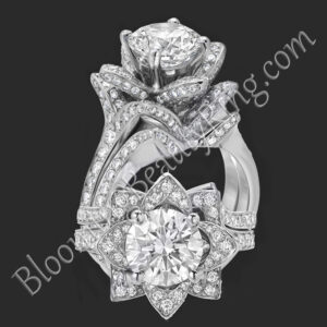 1.78 ctw. Original Large Blooming Beauty Flower Ring – bbr434