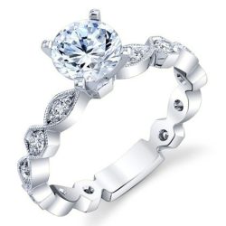 .35 ctw. Diamond Engagement Ring bbr281E - Blooming Beauty Ring