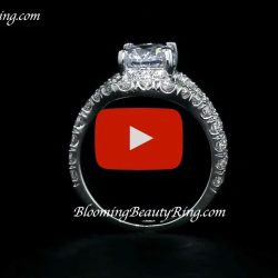 1.60ctw Together Forever diamond engagement ring – bbr689e standing up video
