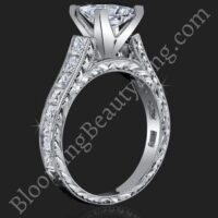 Stacked Diamonds Classical Square Cathedral for Any Size or Any Shape Center Mount