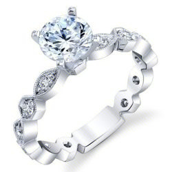 .35 ctw. Diamond Engagement Ring bbr281E - Blooming Beauty Ring