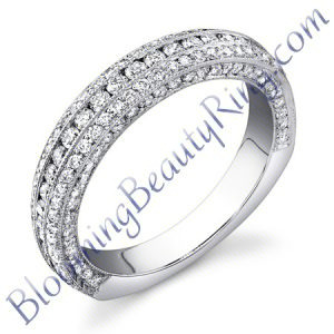 VWR 455b vintage wedding ring - Blooming Beauty Ring