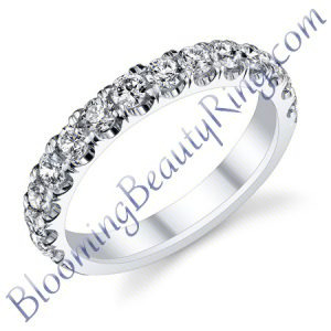 VWR 546b diamond vintage wedding ring - Blooming Beauty Ring