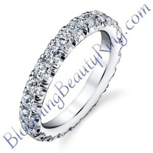 VWR 615 full circle vintage wedding ring - Blooming Beauty Ring