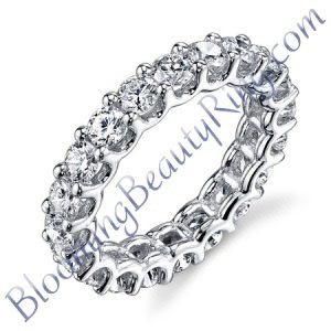 VWR 623 1 massive vintage eternity ring - Blooming Beauty Ring