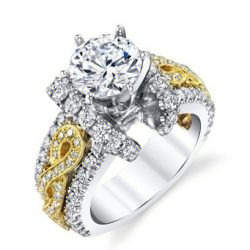 1.65 ctw. A Journey of Love Begins BBR-585-1 Engagement Ring - Blooming Beauty Ring