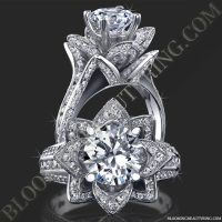 1.78 ctw. Original Large Blooming Beauty Flower Ring – bbr434