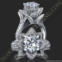 large blooming beauty ring - Blooming Beauty Ring