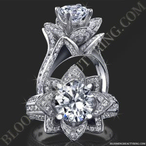 1.78 ctw. Original Large Blooming Beauty Flower Ring – bbr434