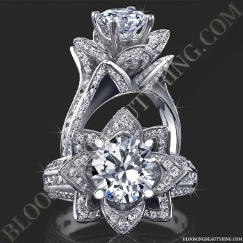 1.78 ctw. Original Large Blooming Beauty Flower Ring – bbr434
