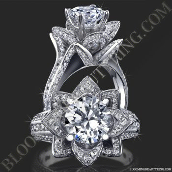 1.78 ctw. Original Large Blooming Beauty Flower Ring – bbr434