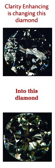 Clarity Enhanced Diamonds