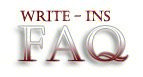 Customer Asked / Customer Write-Ins Frequently Asked Questions