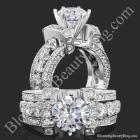 The Show Stopper – 2.0 ctw Statement Diamond Engagement Ring Setting – BBR-332-1