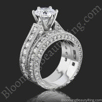 2.90 ctw. 14K Gold Diamond Engagement Ring Set – nrd411eb-1