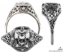 e002bbr antique filigree engagement rings