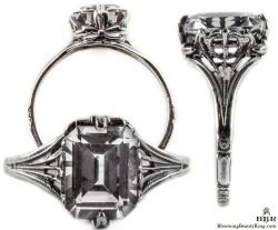 e026bbr antique filigree engagement rings